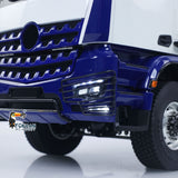 MD 6X6 Dumper Metal 1/14 Hydraulic Dump Truck with 2-Speed Gearbox and HotRC 10CH Radio including Lights Sound Battery Charger without Locking Differential