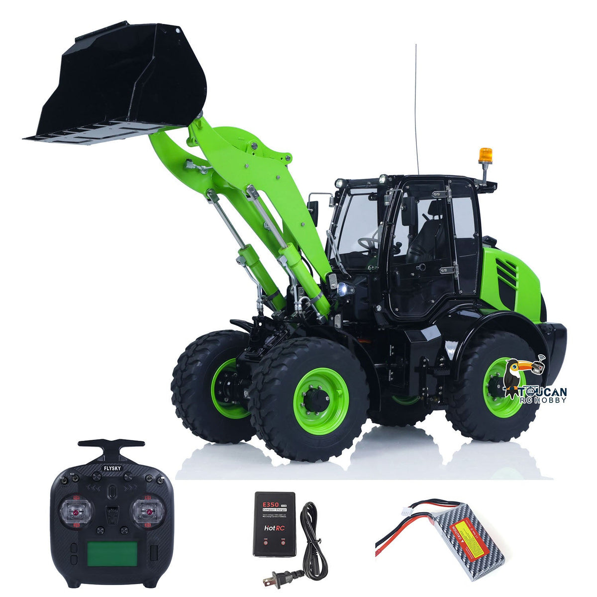Lesu 1/14 Metal RC Hydraulic Loader Aoue WA100M-8