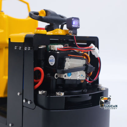 yellow-black MO55 forklift with I6S transmitter and 2S battery complete package charger not included