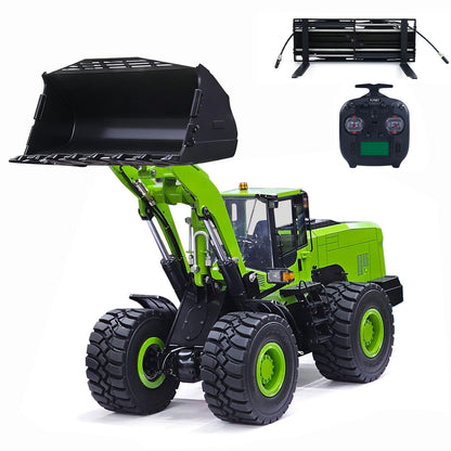 1/14 MTM WA480 Hydraulic Loader with Fork and Quick Coupler Rear Angle