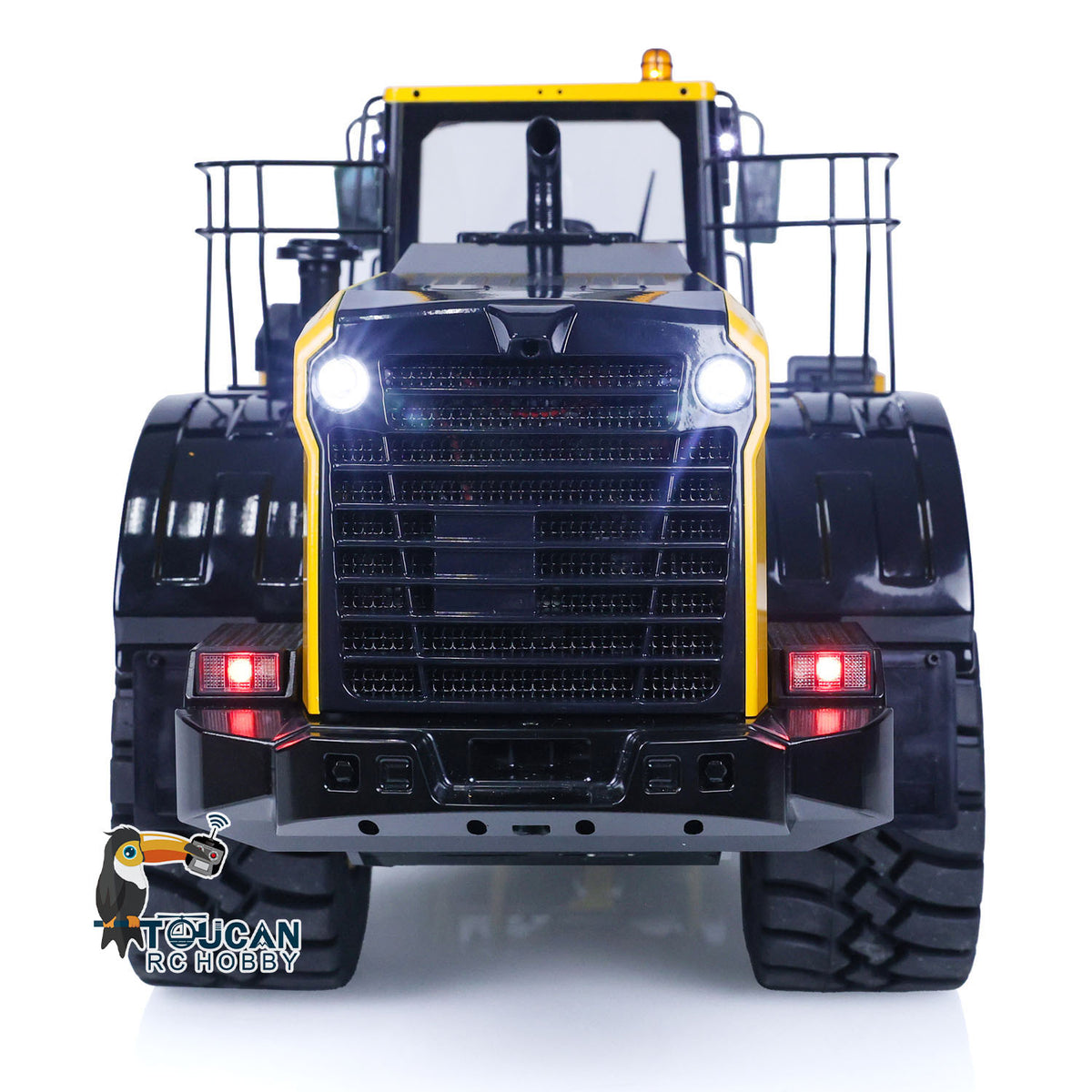 1/14 RC Hydraulic Loader MTM WA480 2-Speed Transmission High Low Shift Demonstration