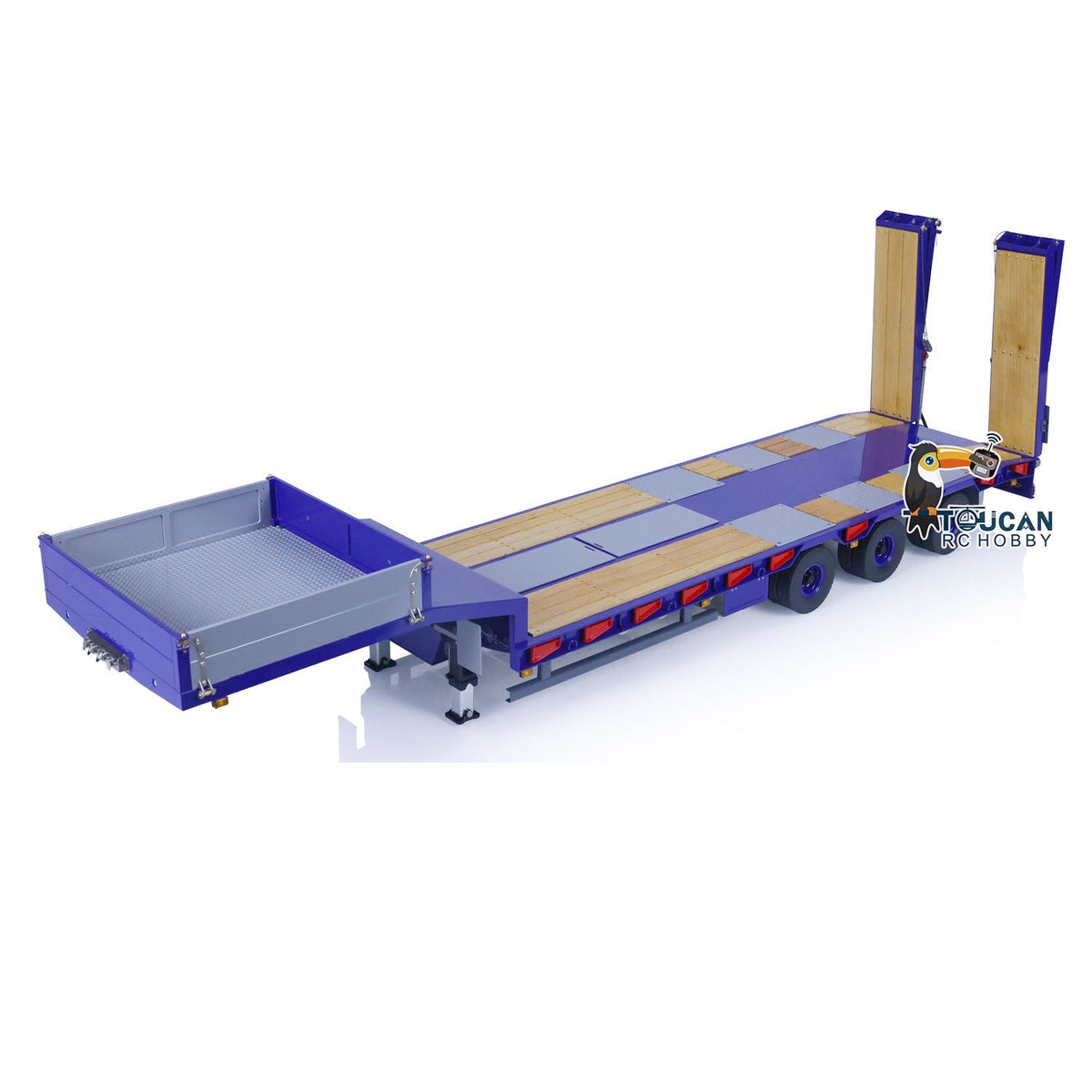 1/14 Metal LESU RC Trailer Hydraulic Lifting Tailboard A0020