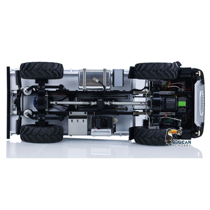 1/14 RC 4x4 Hydraulic Dump Truck MD-4x4 dump bed fully raised by hydraulic system