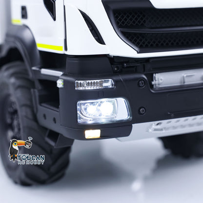 1/14 RC 4x4 Hydraulic Dump Truck MD-4x4 electric motor and ESC mounted on chassis