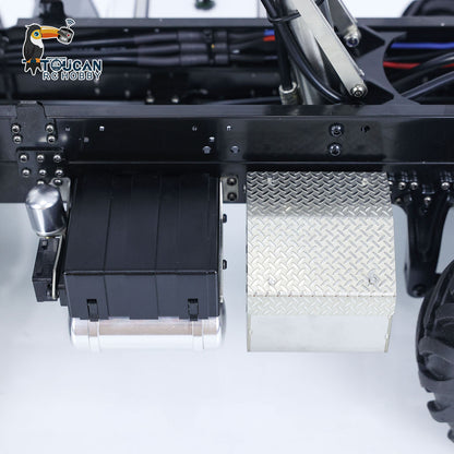 1/14 RC 4x4 Hydraulic Dump Truck MD-4x4 front grille and bumper with integrated LED lights
