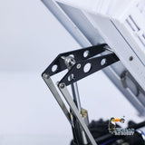 1/14 RC 4x4 Hydraulic Dump Truck MD-4x4 monster tire tread close-up for off-road traction