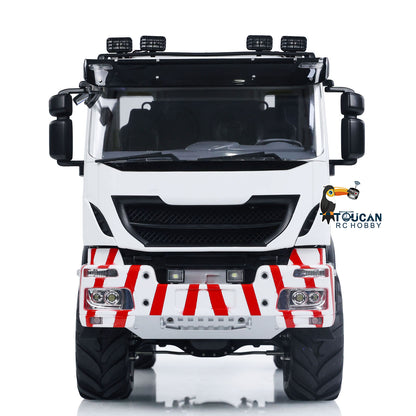 1/14 RC 4x4 Hydraulic Dump Truck MD-4x4 underside chassis with 4x4 drivetrain and suspension