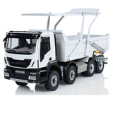 1/14 8x4 Hydraulic RC Dump Truck Front Cab Detailed Grille and Bumper 