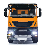 1/14 8x4 Hydraulic RC Dump Truck Factory Painted Cab Side Profile with Stickers
