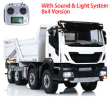 1/14 8x4 Hydraulic RC Dump Truck FlySky I6S Remote Controller and Receiver Set 
