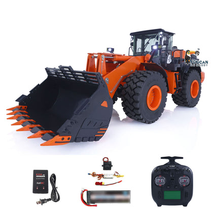 1/14 RC Hydraulic Loader Metal Orange Assembled JDM198 