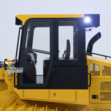 I6S remote controller paired with 1:14 metal track hydraulic loader JDM-188 CAT963D, light group on