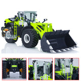 1/14 RC Hydraulic Wheel Loader Metal Assembled Model Orange with Bucket Lifted