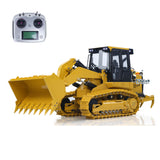 1:14 scale metal track hydraulic loader JDM-188 CAT963D, factory painted and fully assembled, front view