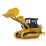Fully assembled 1/14 hydraulic loader JDM-188 CAT963D, metal tracks and lift arm, left side view