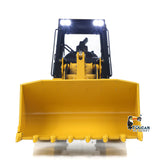 Rear view of 1:14 metal track hydraulic loader JDM-188 CAT963D, including light set and 201 sound module