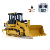  Factory painted RC hydraulic loader CAT963D with 1:14 metal tracks and JDM-188 chassis, right side