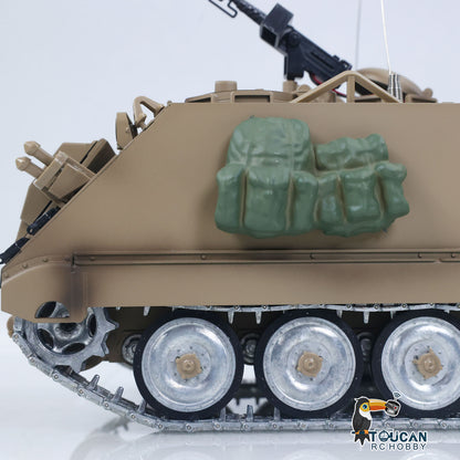 1/16 RC APC TD-M2412 metal driving wheels and metal idler wheels close-up