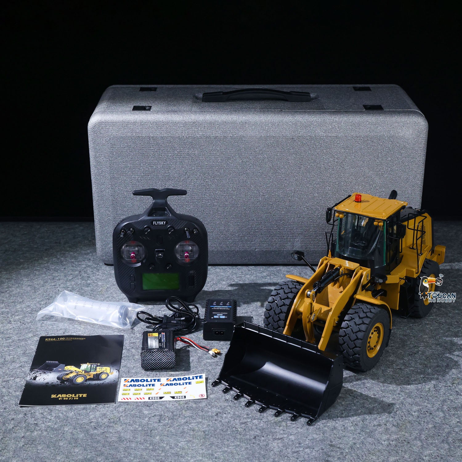 1/16 RC Loader K966 Metal 7500mAh 7.4V battery and charger set