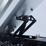 1/14 RC 3 Axle Dump Trailer 5801 Rear Departure Angle 36 Degree