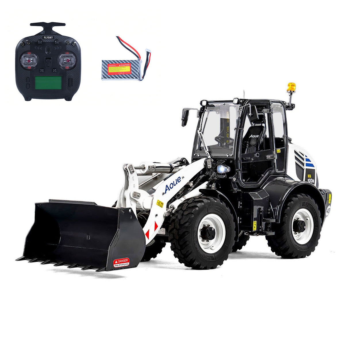 Lesu 1/14 Metal RC Hydraulic Loader Aoue WA100M-8