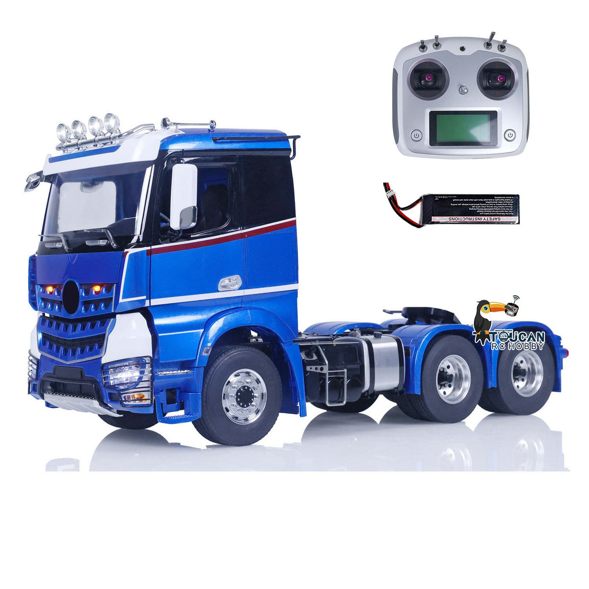 LESU 1/14 6x6 RC Tractor Truck 1851 Radio Control Lorry Vehicle