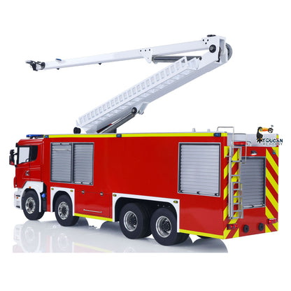 1/14 RC Remote Control Fire Truck 8x4 Snozzle Nozzle LED Light System PS0012 Black Red White