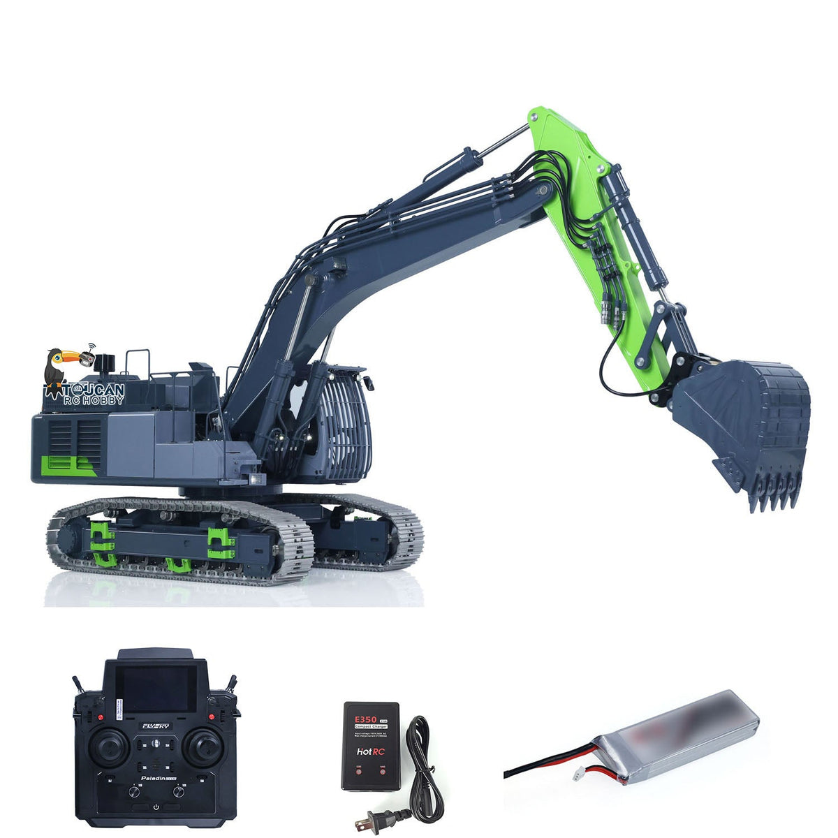 LESU Metal 1/14 RC Hydraulic Excavator Aoue ZX490
