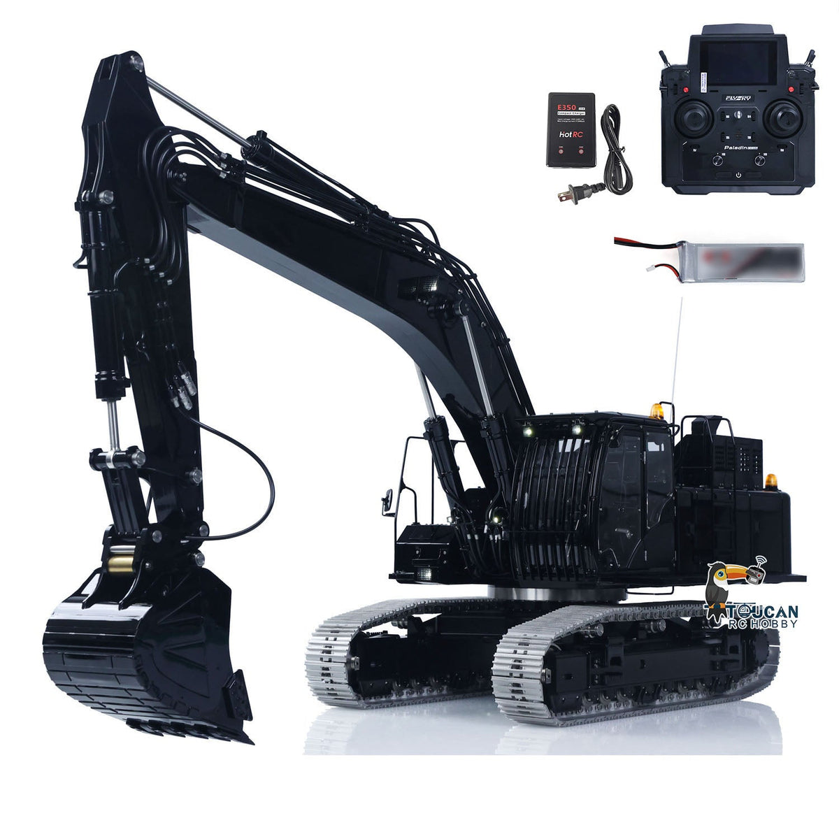 LESU Metal 1/14 RC Hydraulic Excavator Aoue ZX490
