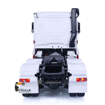 1/14 RC Tractor Truck 6x4 Low Roof Openable Doors Front Quarter View