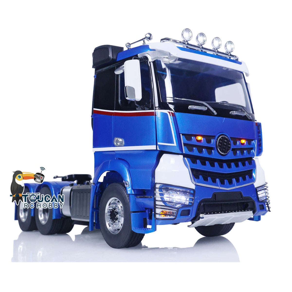TOUCAN RC HOBBY Customized LESU 1/14 6x6 RC Tractor Truck 1851 Radio Control Lorry Vehicle  Metal Chassis 2-Speed Gearbox Light Sound for Sale
