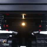 1/14 RC metal crawler dump truck T14R Black Panther side angle view
