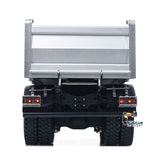 1/14 RC dump truck with LED light system turned on