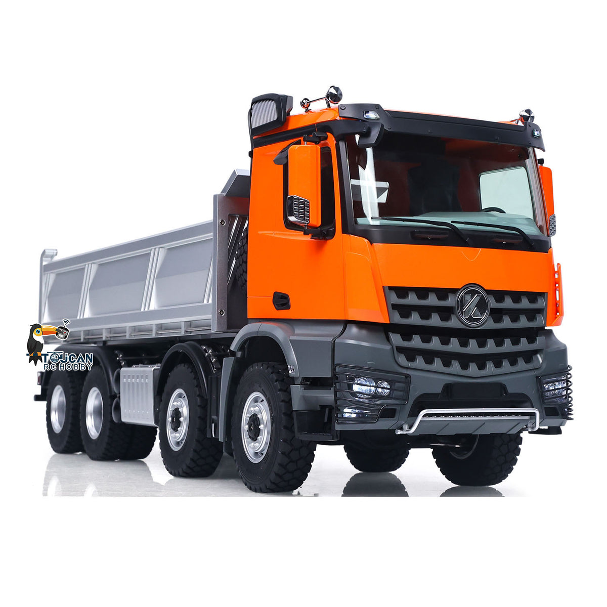 1/14 RC dump truck dump bed max load 15kg test