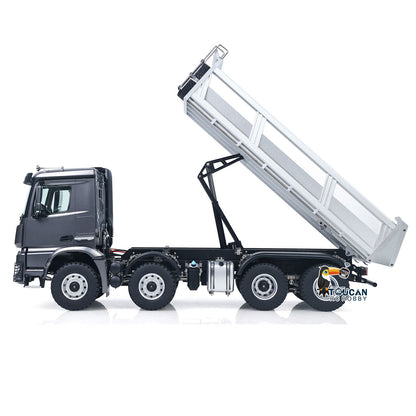 1/14 RC 8x8 dump truck rear departure angle 31-degree
