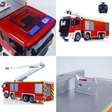 1/14 RC Ready to Run Fire Truck 8x4 Metal Chassis Snozzle Water Cannon PS0012 Motor and ESC 