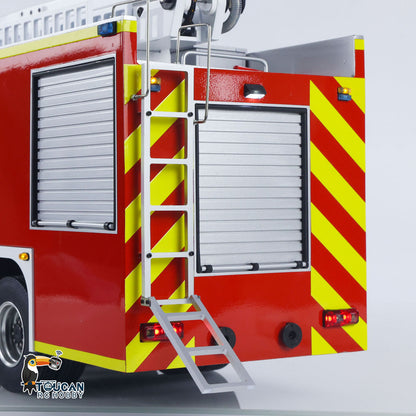 1/14 RC Multi Function Fire Truck 8x4 Snozzle Nozzle LED Lighting FlySky ST8 Receiver PS0012