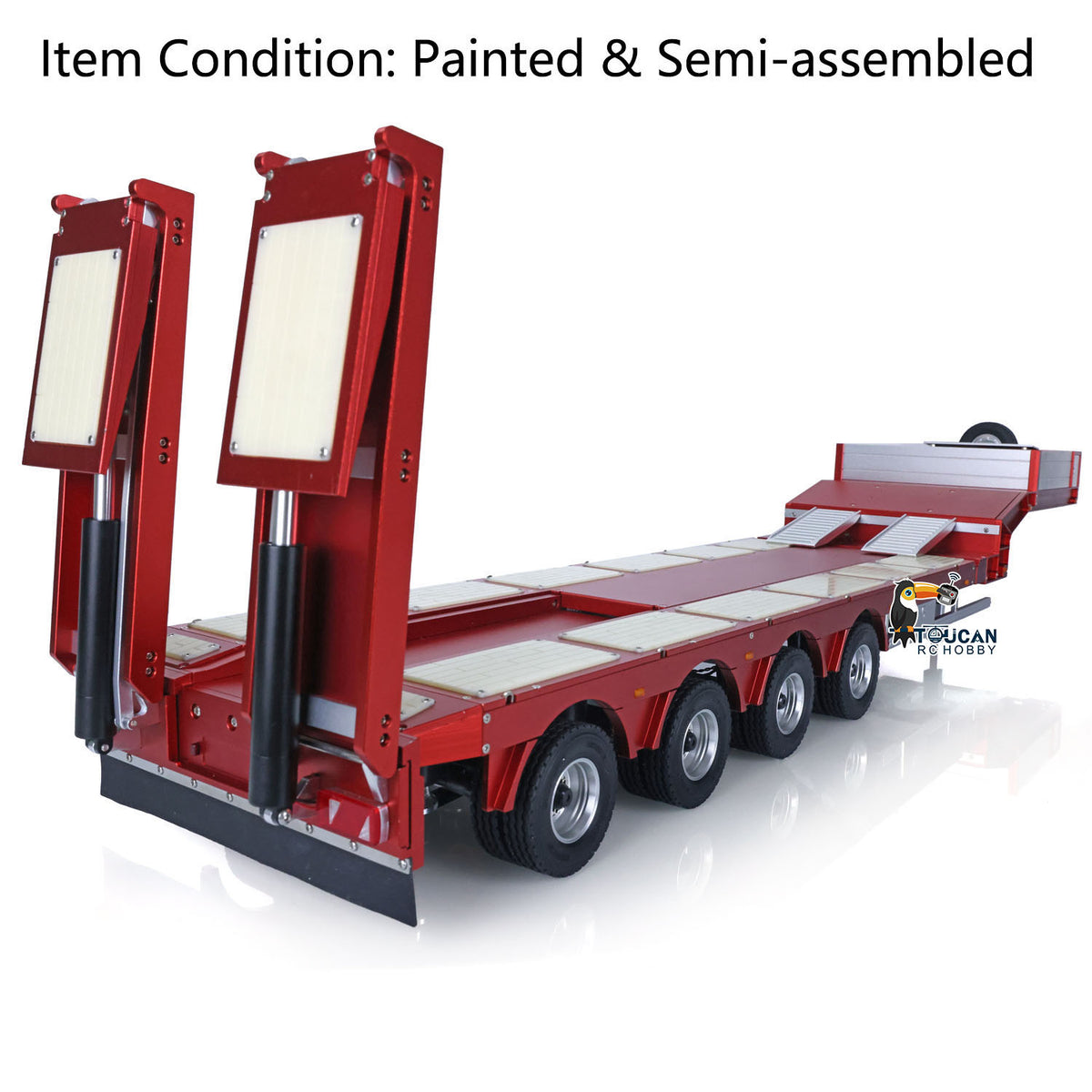 1/14 RC Articulated Hauler Degree 997-V2 Middle and Tail Width Adjustment 235mm