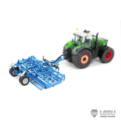 LESU Metal 4x4 1/14 RC Hydraulic Tractor Truck AOUE 1050 K500 Seedbed Pre-sowing Soil Preparation Planter Plough