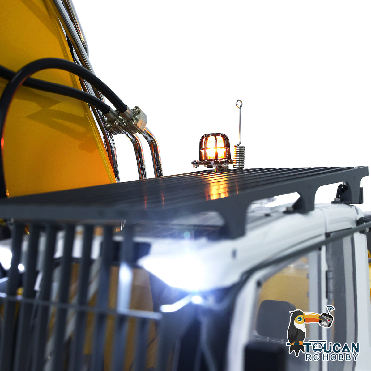 1/14 RC Crawler Excavator Oil Tank Observation Window Hydraulic Oil Required