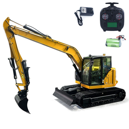 BMG-C308 1/14 Scale RC Excavator 4 Way Metal Valve Assembled Painted with LED Light