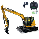BMG-C308 1/14 Scale RC Excavator 4 Way Metal Valve Assembled Painted with LED Light