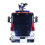 1/14 RC Multi Axle Fire Rescue Truck Metal Chassis 8x4 High Pressure Pump PS12 With FlySky ST8 