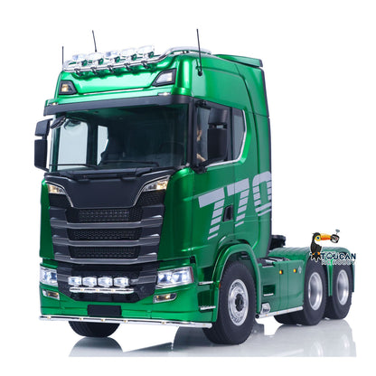 1/14 RC Articulated Truck 6x6 KABO-K770S Electric Windshield Wipers Close-Up