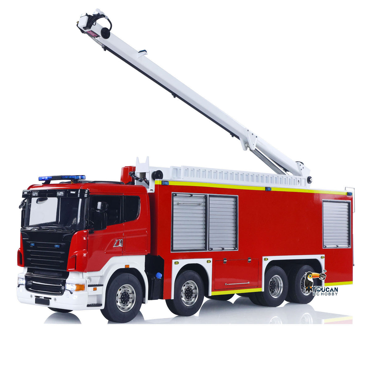 1/14 RC High Expansion Fire Truck 8x4 Differential Lock Two Speed Transmission PS0012 