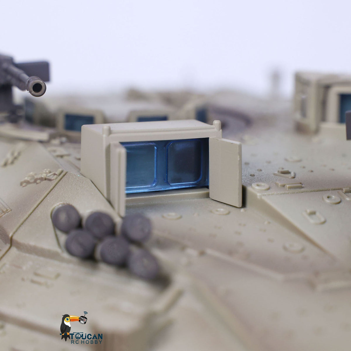 Henglong 1/16 TK7.1 IDF Merkava MK IV 3958 RTR RC Tank with 360 Degrees Turret IR Metal Chassis Tracks Sprockets Idlers road Wheels Steel Gearbox