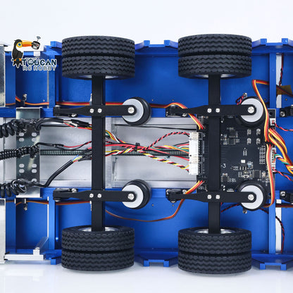 1/14 4-Axle RC Articulated Trailer with Electric Retractable Legs 997-V2 Partly Assembled