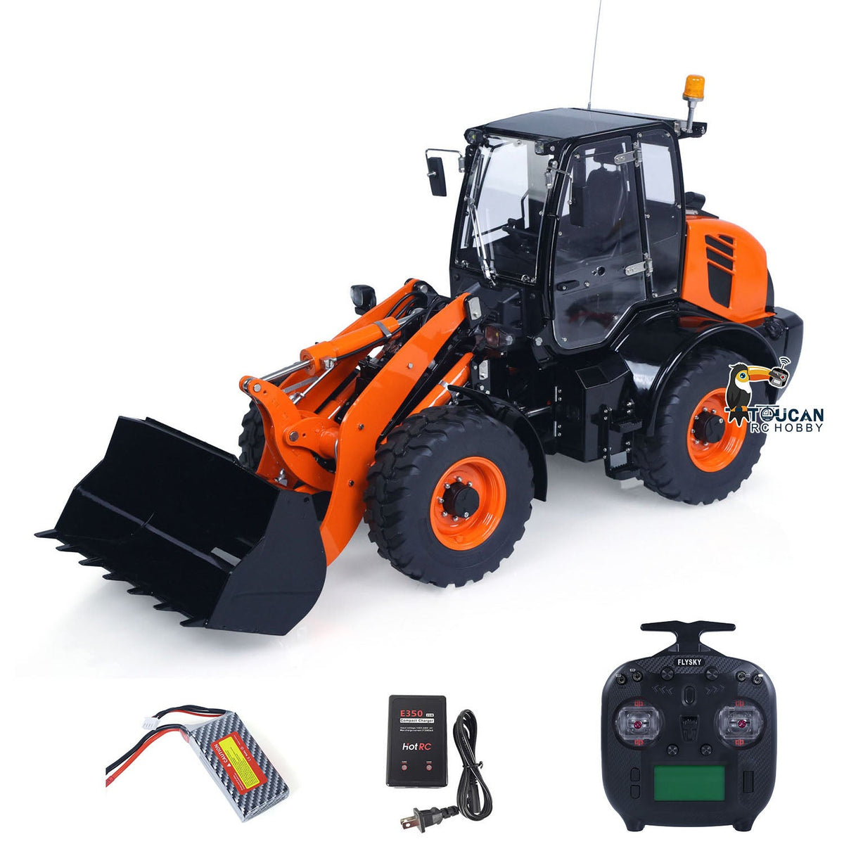 Lesu 1/14 Metal RC Hydraulic Loader Aoue WA100M-8