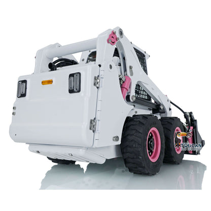 TOUCAN RC HOBBY LESU Aoue LT5H 1/14 Metal RC Wheeled Loader Skid-Steer Hydraulic Engineering Truck Light Sound System Flysky I6S Controller