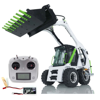 LESU 1/14 Metal RC Wheeled Loader Aoue LT5H Skid-Steer Hydraulic Engineering Truck